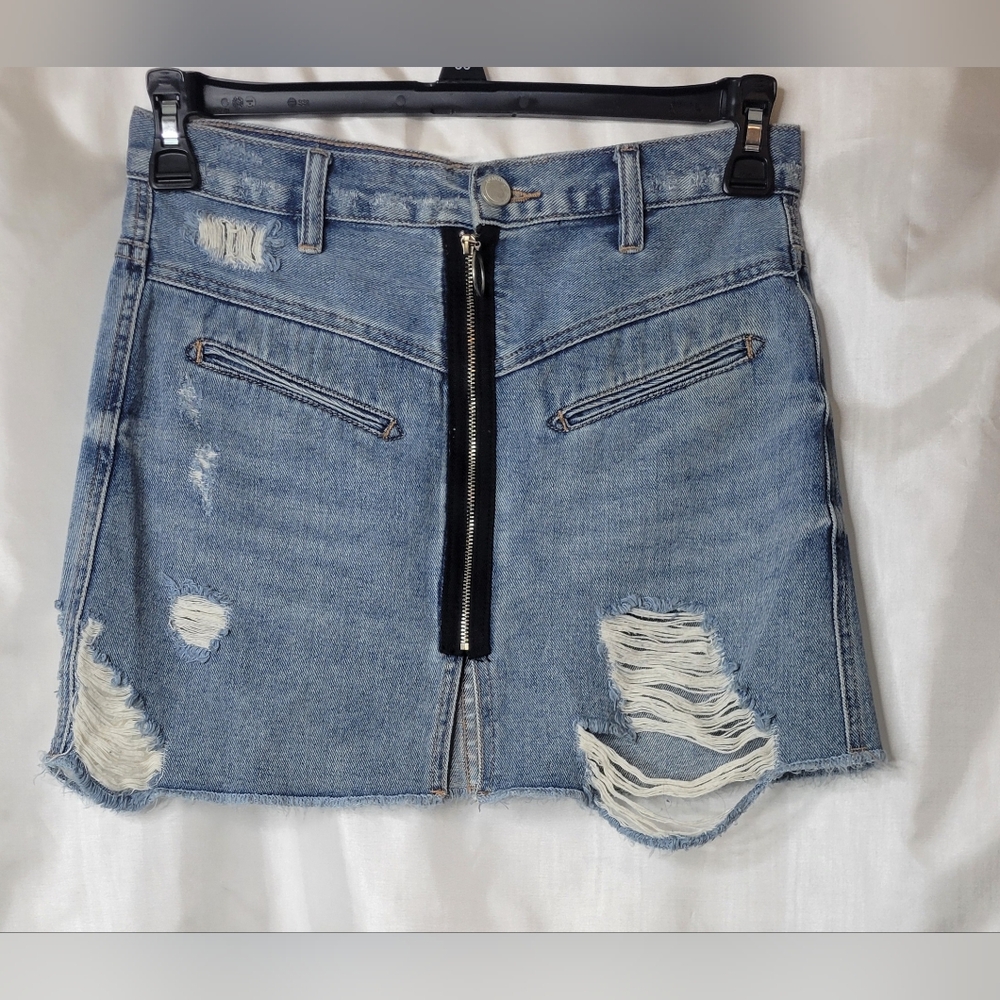 BlankNYC deconstructed mini skirt